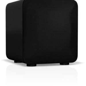 210W Compact Powered Mini Subwoofer- Powerful Bass in a Small Package - Great for Desktops, Apartments, Offices and Gaming Setups